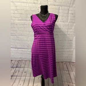 EUC Eddie Bauer stretchy Crossover Dress Size L